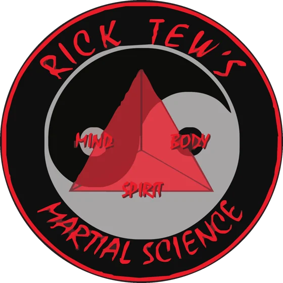 The red Rick Tew's Martial Science patch